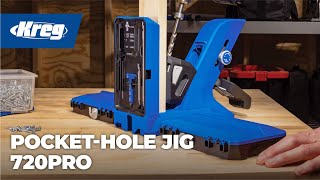 Kreg PocketHole Jig 720PRO [upl. by Aural]