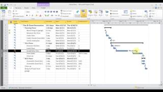 Microsoft Project 20102013 pt 2 Resources [upl. by Gnilhsa]