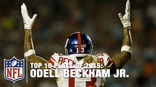 Top 10 Odell Beckham Jr Highlights of 2015  NFL [upl. by Neerehs]