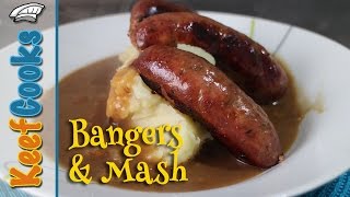 Bangers and Mash Video Recipe [upl. by Schlosser]