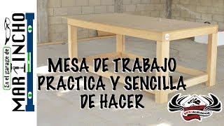 Como Construir una Mesa de Trabajo [upl. by Ruthie]