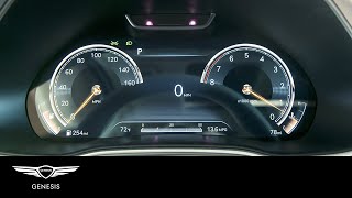 Digital Instrument Cluster  Genesis G80 and GV80  HowTo  Genesis USA [upl. by Pesek]