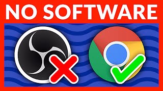 How to live stream without software  OBS alternative [upl. by Notyrb]