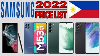 Samsung Price List Philippines 2022 [upl. by Niveb]