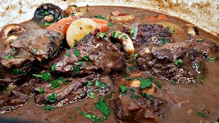 Beef Bourguignon Recipe  How To Make Beef Bourguignon  Beef Stew Recipe [upl. by Ronn]