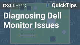 Diagnosing A Dell Monitor Issue QuickTips [upl. by Lyon]