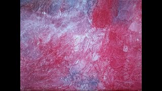 Tutoriel Peinture Débutant  Fond Acrylique Texturisé [upl. by Drais]