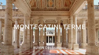 Montecatini Terme  Italy  Tuscany  Dreamy Walking Tour [upl. by Shuping625]