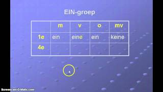 duitsde uitlegvideo Naamvallen voor beginners  deel 1  EINgroep 1e en 4e naamval [upl. by Olav]