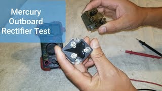 Mercury Outboard L3 L4 amp L6 Rectifier Test [upl. by Weibel]