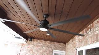 Huge 120 inch patio ceiling fan review [upl. by Mylor]