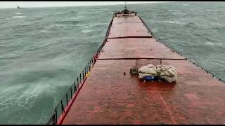 Shocking video from onboard MV Arvin Captains mayday call in panic while ship breaking in two [upl. by Schecter263]