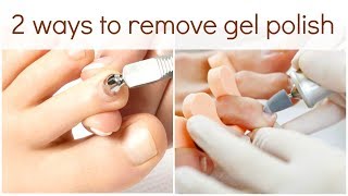 How to remove Gel Nail Polish from Toes [upl. by Hardin]