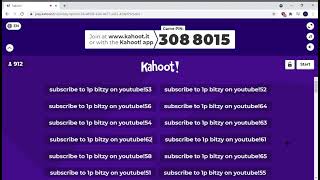 2021 UPDATED How To Flood Kahoot With Bots in under 2 MINS NO DOWNLOAD  1P Bitzy [upl. by Zela]