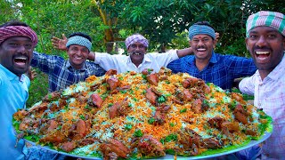 BIRYANI  QUAIL BIRYANI Made with 200 Quail  Marriage Biryani Cooking In Village  Biryani Recipe [upl. by Sankey949]