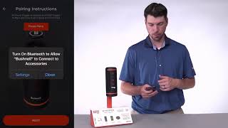 Bushnell Wingman  Registering Your Wingman With iPhone [upl. by Lletnahs983]