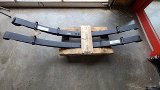 Deaver 3 Leaf Springs Installed on 2018 Ford Raptor [upl. by Noryt]