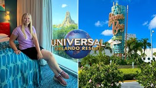 We Stay At Cabana Bay Beach Resort  FULL Tour amp Volcano View Room  Universal Orlando [upl. by At]