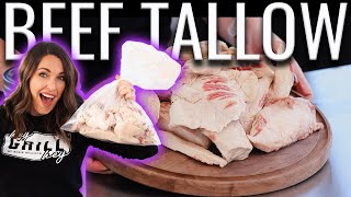 INCREDIBLE Homemade Beef Tallow  Stop Wasting your Trimmings [upl. by Ambrose]