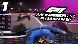 F1 Manager 2022 Lets Play  Part 1 EL PLAN [upl. by Ainattirb909]