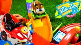 Smart Wheels City Zhu Zhu Pets in quotZhu ZhuPultquot Smart Wheels Race amp Play Adventure Park [upl. by Oj895]