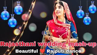 Beautiful Rajputi mashup  new wedding dance  Marwadi dance [upl. by Cirre]