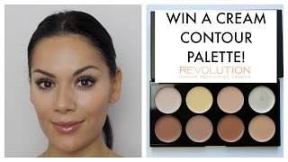 CREAM CONTOUR TUTORIAL  Makeup Revolution [upl. by Elmaleh552]