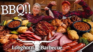 Ultimate Texas Style BBQ Feast Challenge [upl. by Naivat195]