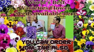 Worlds Best Variety Flower Seeds are available here You can Order them online also [upl. by Marabel]