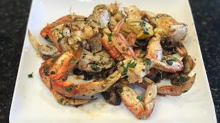 Sautéed Dungeness Crab Recipe [upl. by Odnalro898]