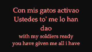 Don omar ft tego calderon Los Bandoleros with lyrics [upl. by Sirtaeb]