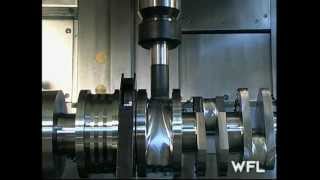 WFL M60 MillTurn Complete Crankshaft Machining  MARTECH Machinery NJ  USA [upl. by Redle]