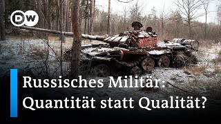 Wie stark ist Russlands Militär  DW Nachrichten [upl. by Saraiya927]