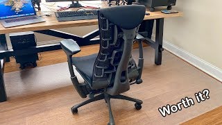 Herman Miller Embody 1 Month Review  Worth it [upl. by Arahsal458]