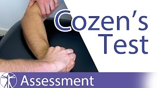 Cozens Test  Lateral Epicondylitis  Tennis Elbow Diagnosis [upl. by Nnylram]