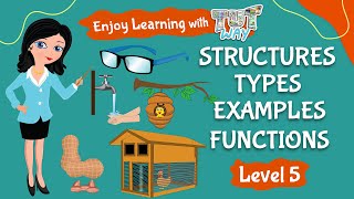 Structures  Types  Examples  Functions  Science  TutWay [upl. by Ikeda]