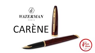 Waterman Carene Fountain Pen Review [upl. by Ardnasirk]