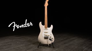 Fender Vintera 50s Stratocaster MN White Blonde  Gear4music demo [upl. by Scherle256]