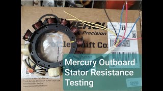 Mercury Outboard Stator Resistance Testing [upl. by Terrell]