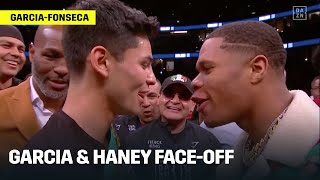 Ryan Garcia amp Devin Haney FaceOff Exchange Words Ahead of Potential Fight [upl. by Maupin]