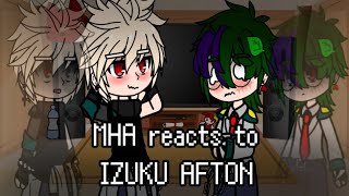 MHA Reacts to IZUKU AFTON  Izuku amp Shota Afton AU  DEKUBOWL [upl. by Aniale]