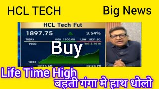 HCL Tech Share Latest News HCL Tech share Chart analysis HCL Tech Share Target Anil Singhvi On HCL [upl. by Eetnuahs972]