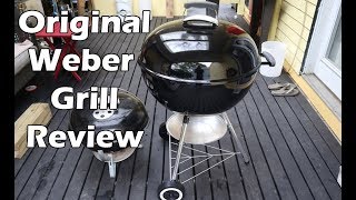 Weber Original Kettle 22 inch Charcoal BBQ Grill Review [upl. by Hirasuna]