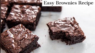 Easy Brownies Recipe [upl. by Sarazen]