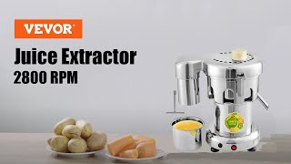 VEVOR Commercial Type Juice Extractor Stainless Steel Juicer Heavy Duty WFA3000 [upl. by Ayortal]