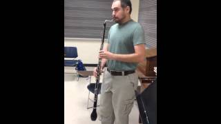 When a Bassoonist Gets a Bass Oboe [upl. by Odnolor]