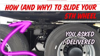 How to slide your 5th wheel and why You Asked I Delivered [upl. by Pincince]