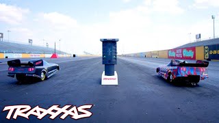 70MPH RC Drag Racing  Traxxas Funny Car [upl. by Yelik920]