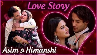 Asim Riaz amp Himanshi Khurana LOVE STORY  First Meet Bigg Boss 13 amp More [upl. by Olifoet]