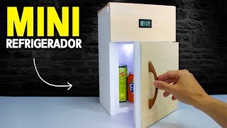 Cómo Hacer un MINI REFRIGERADOR CASERO [upl. by Wein]